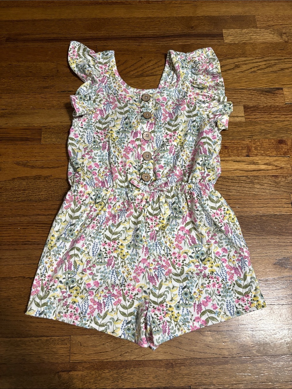 NWT Nanette Lepore girls floral romper